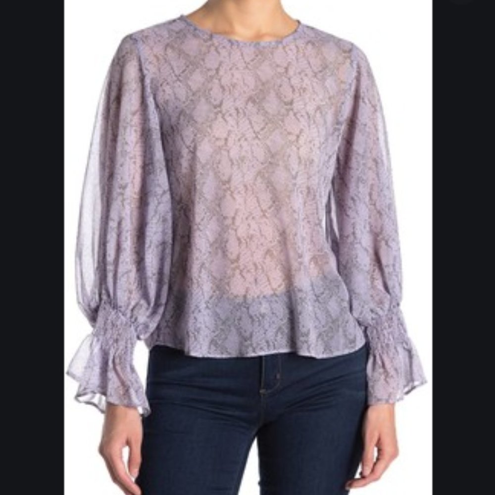 Snakeskin blouse
